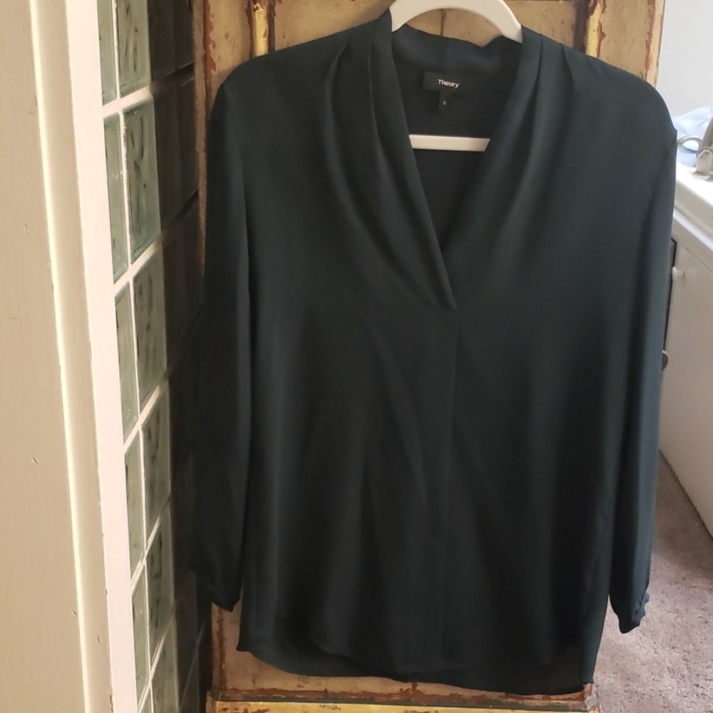 NWOT Theory long sleeve blouse